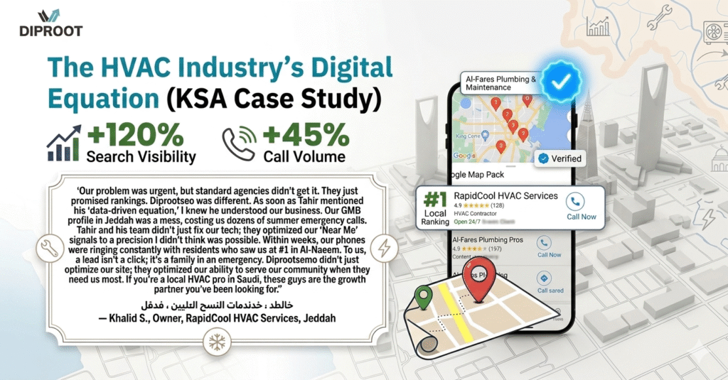 Jeddah client Local SEO project